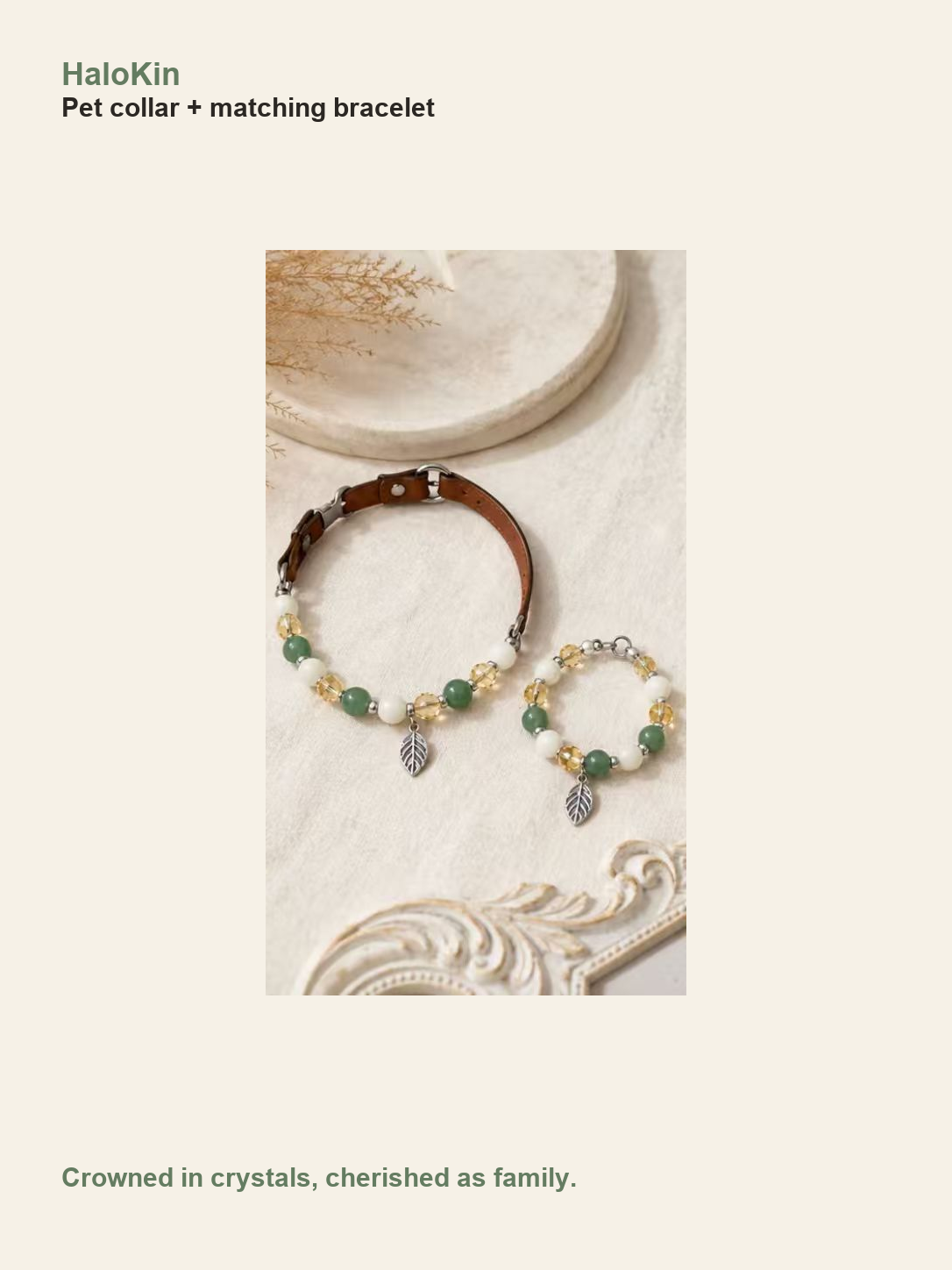 Forest Breeze Matching Crystal Set collar and bracelet product set